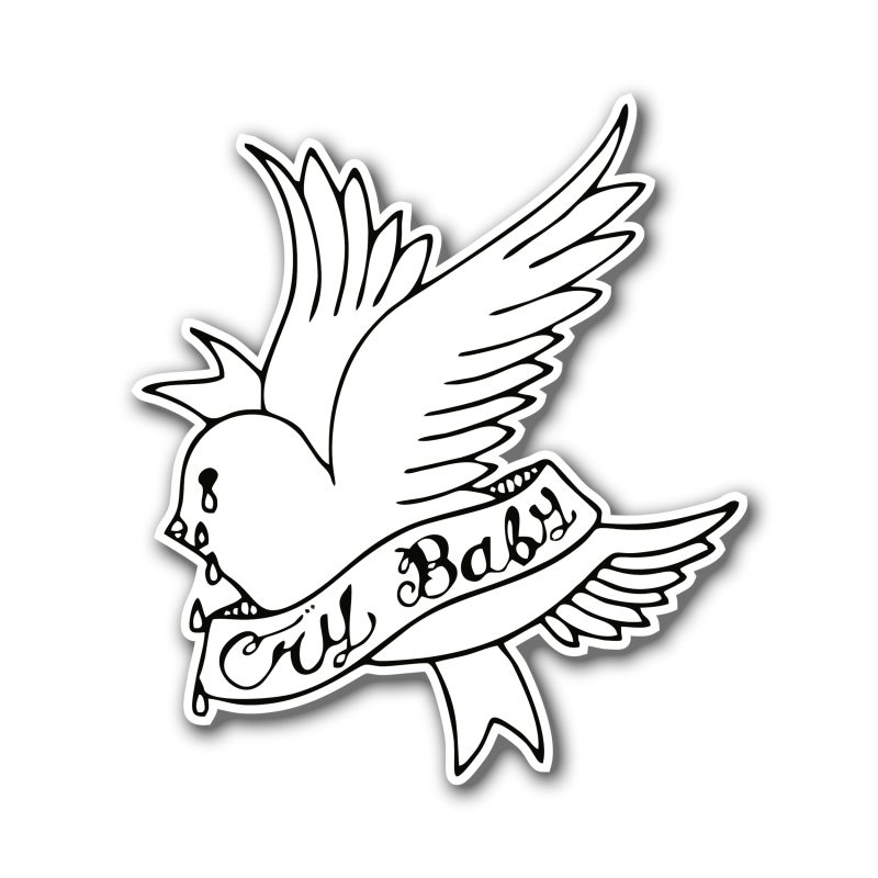 Lil Peep Full Color Vinyl Decal - Custom Size