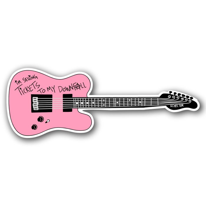 Machine Gun Kelly Full Color Vinyl Decal - Custom Size
