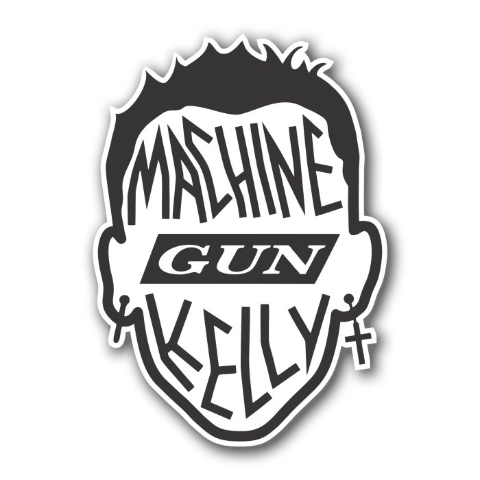 Machine Gun Kelly Full Color Vinyl Decal - Custom Size