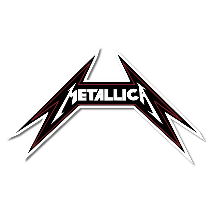 Metallica Full Color Vinyl Decal - Custom Size