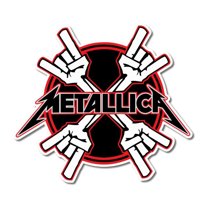 Metallica Full Color Vinyl Decal - Custom Size