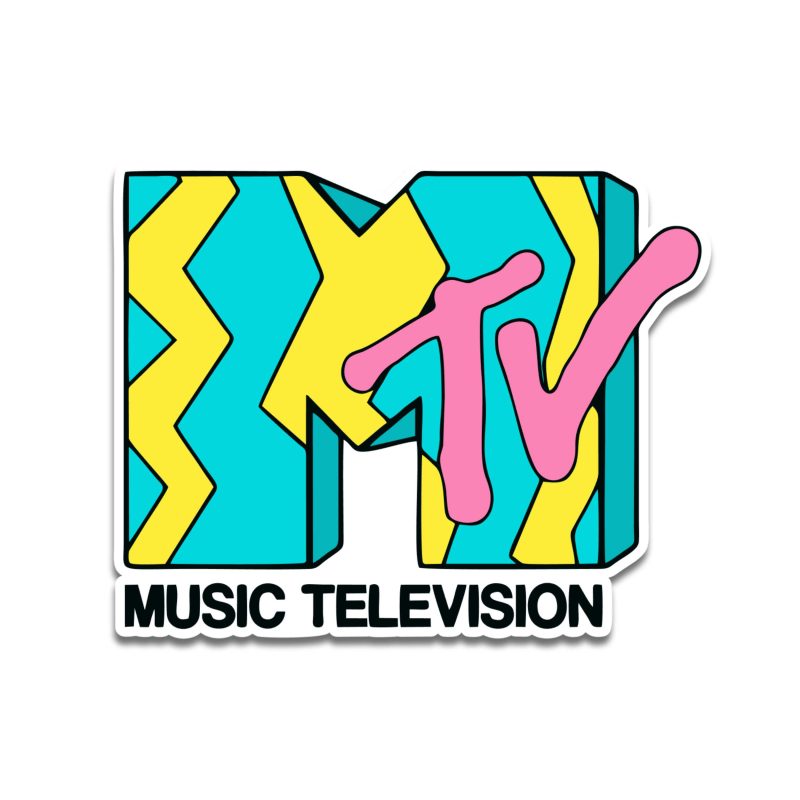 MTV Full Color Vinyl Decal - Custom Size