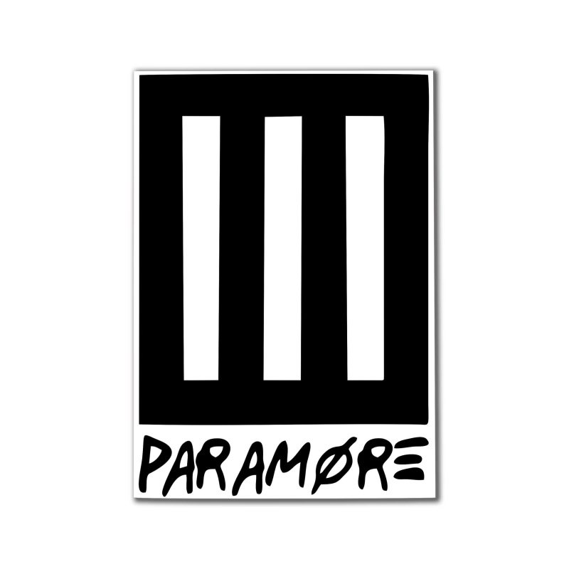 Paramore Full Color Vinyl Decal - Custom Size