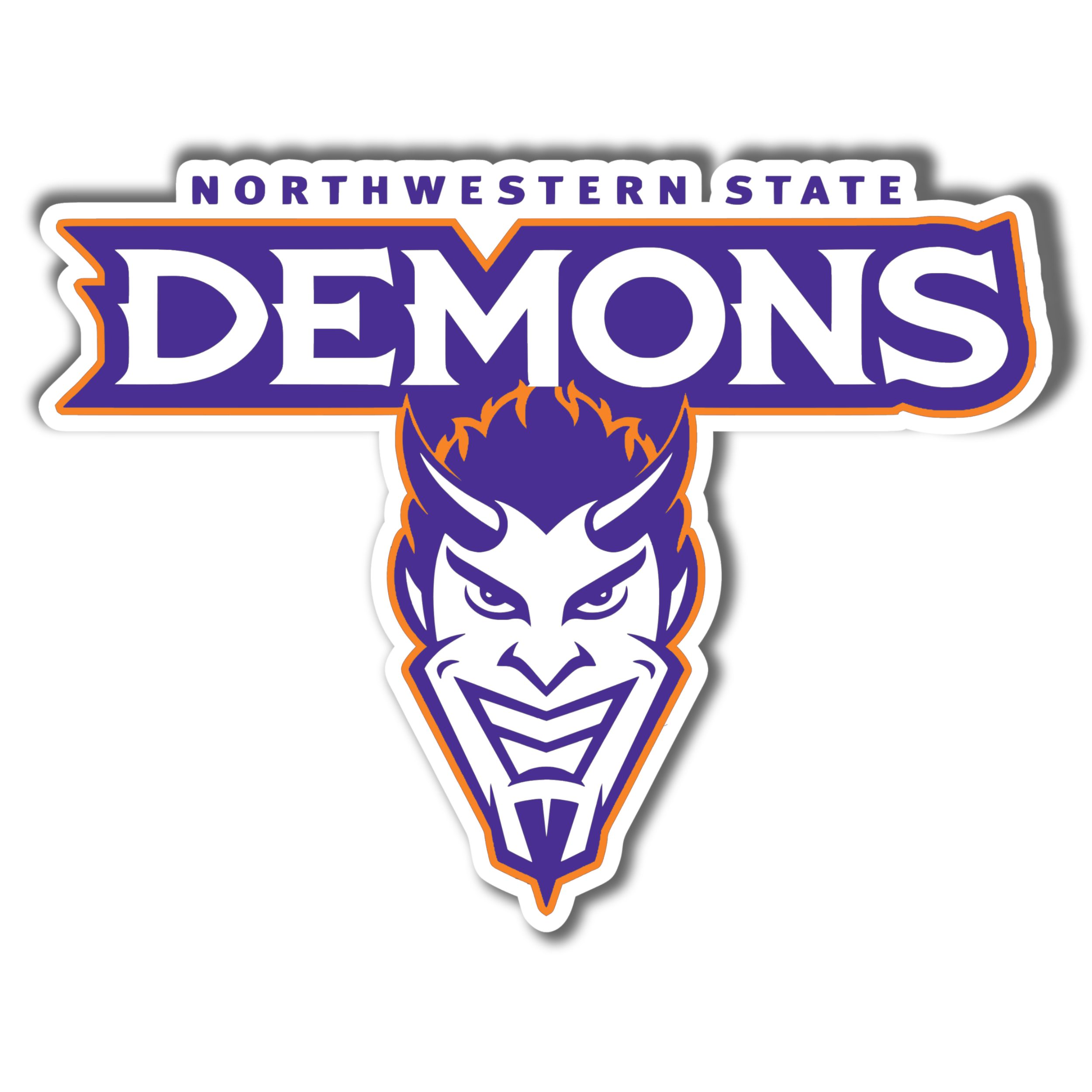 Northwestern State Full Color Vinyl Decal - Custom Size
