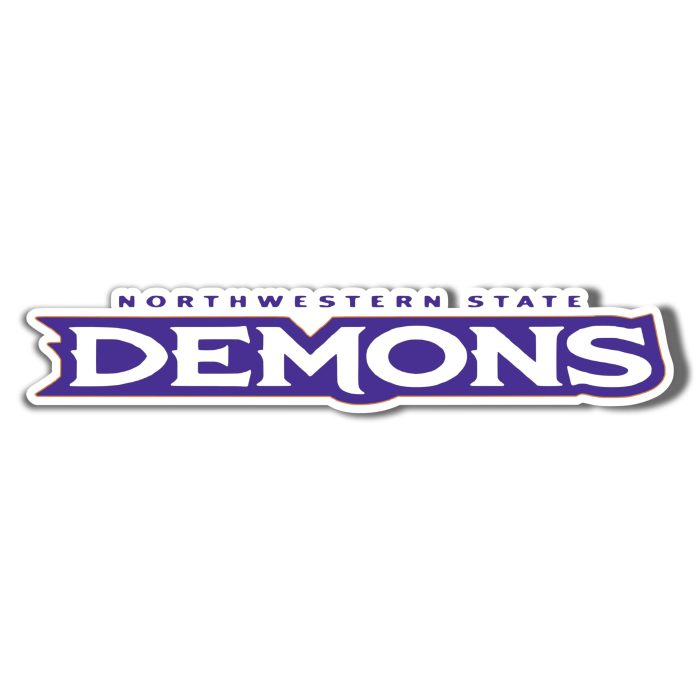 Northwestern State Full Color Vinyl Decal - Custom Size
