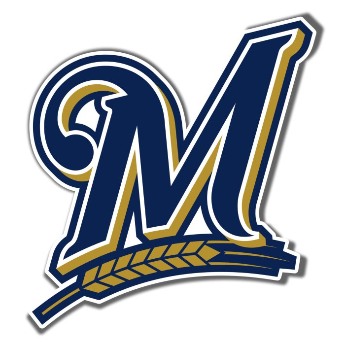 Milwaukee Brewers - M - Full Color Vinyl Sticker - Custom Size
