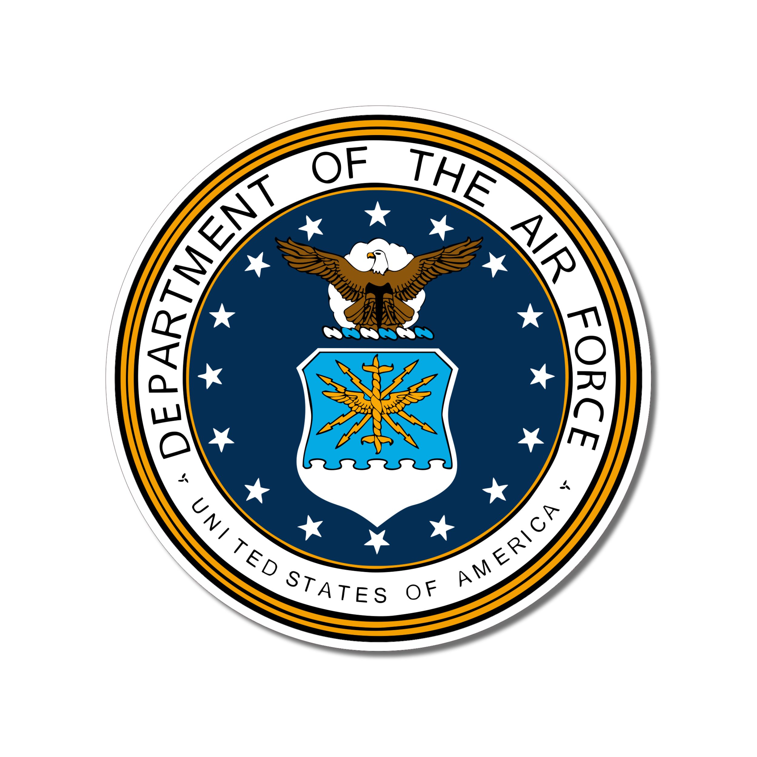 Air Force Seal Full Color Vinyl Decal