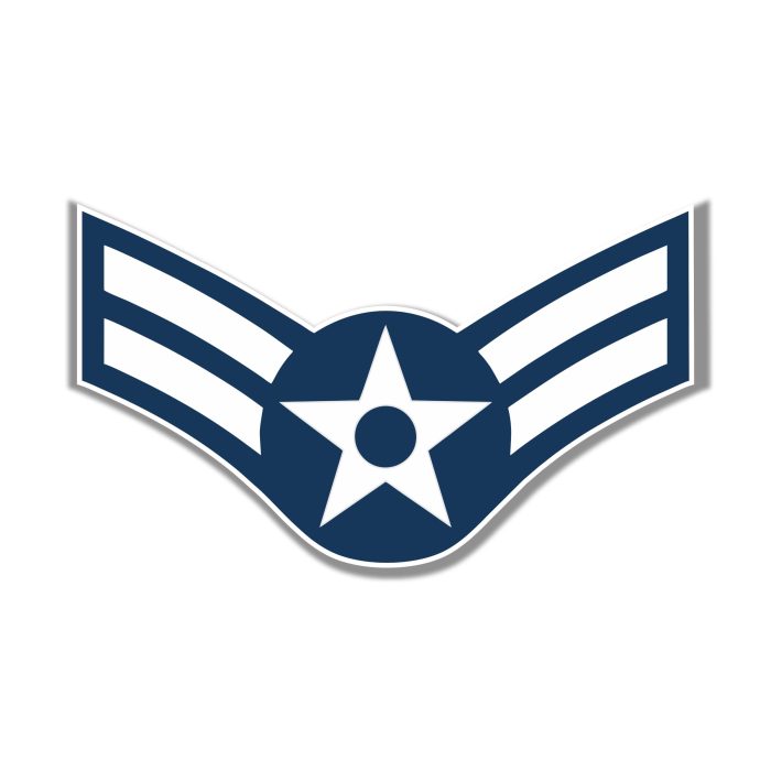 Air Force Full Color Vinyl Decal