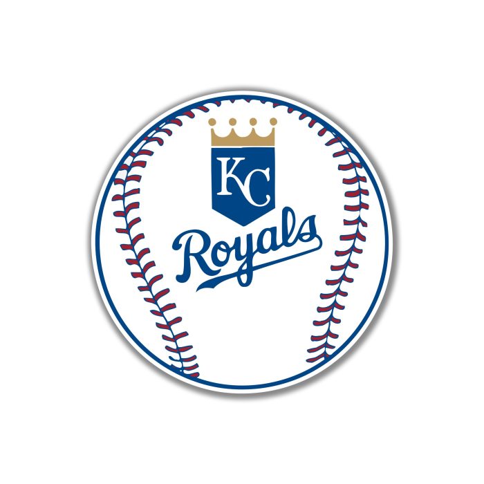 Kansas City Royals - Baseball - Full Color Vinyl Sticker - Custom Size
