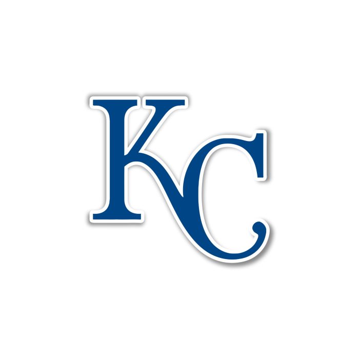 Kansas City Royals - KC - Full Color Vinyl Sticker - Custom Size