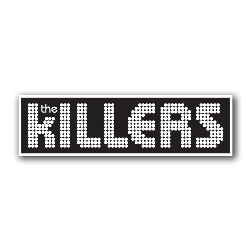 The Killers Full Color Vinyl Decal - Custom Size
