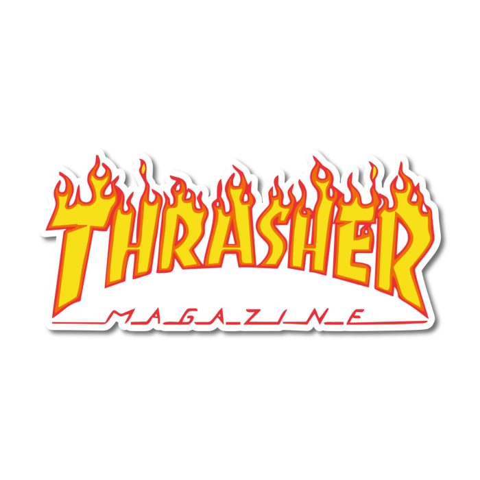 Thrasher Full Color Vinyl Decal - Custom Size