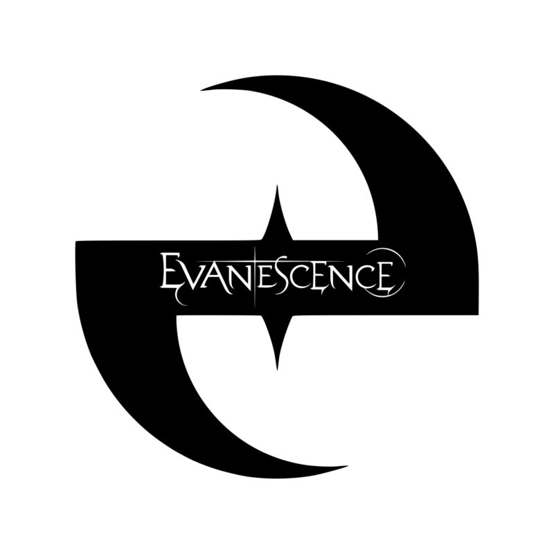 Evanescence - Logo with Name - Vinyl Decal - Custom Size