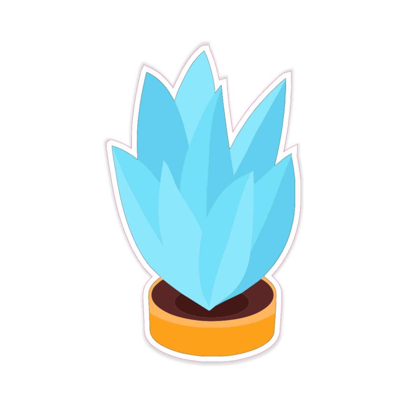 Cactus Full Color Vinyl Decal - Custom Size