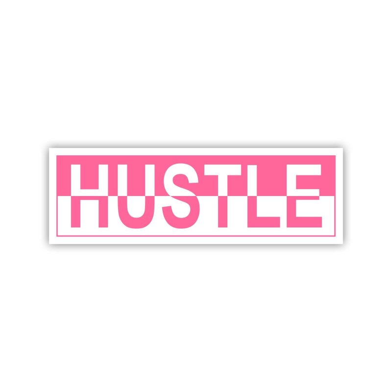 Hustle Full Color Vinyl Decal