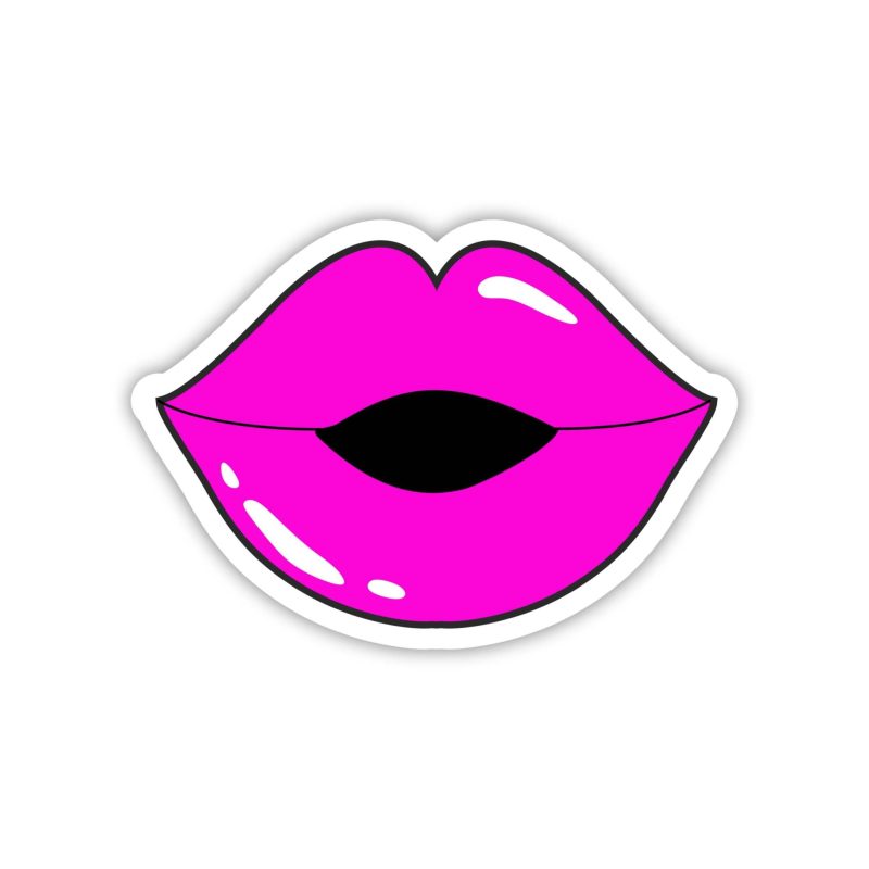 Lips - Full Color Vinyl Sticker - Custom Size