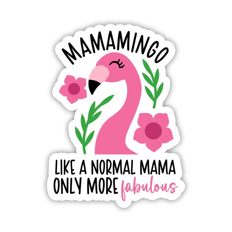 Flamingo Full Color Vinyl Decal - Custom Size