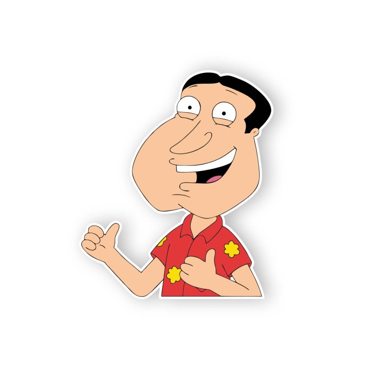 Family Guy - Full Color Vinyl Sticker - Custom Size