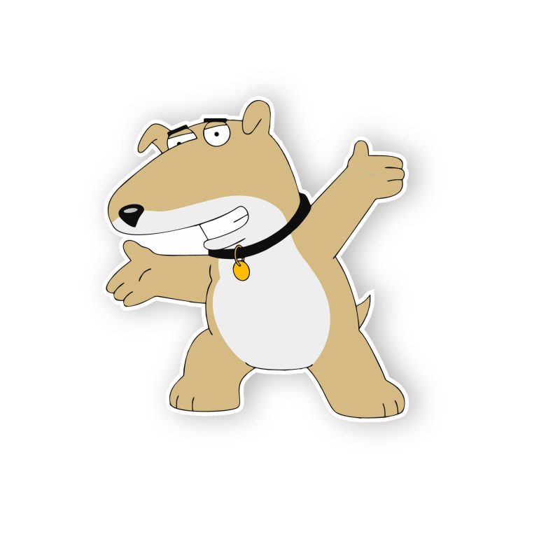 Family Guy - Full Color Vinyl Sticker - Custom Size