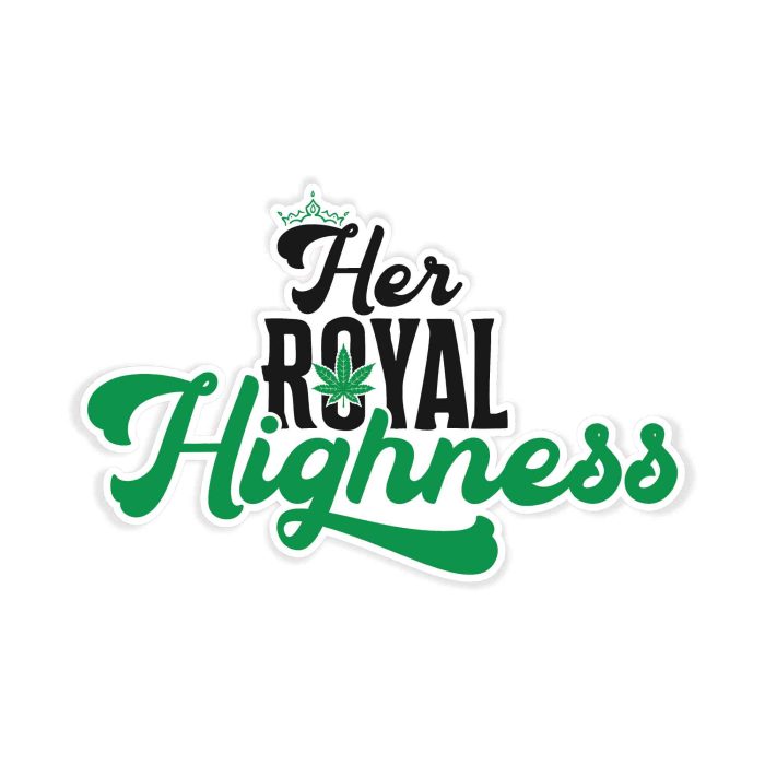 Hey Royal Highness - Full Color Vinyl Decal - Custom Size