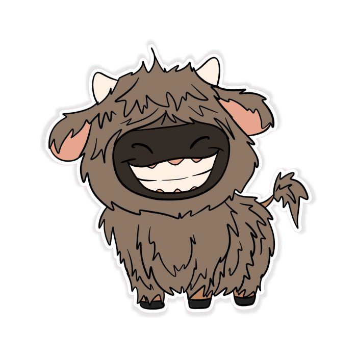 Cow - Full Color Vinyl Decal