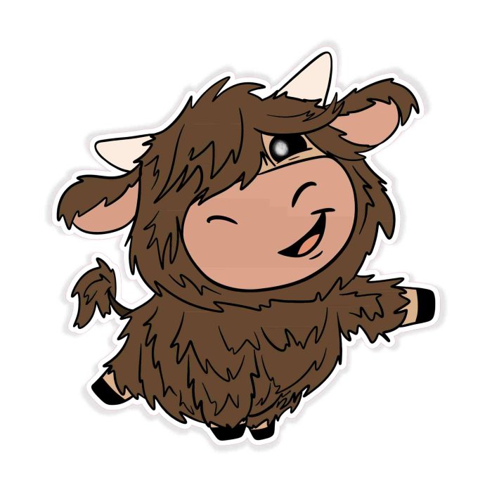 Cow - Full Color Vinyl Decal