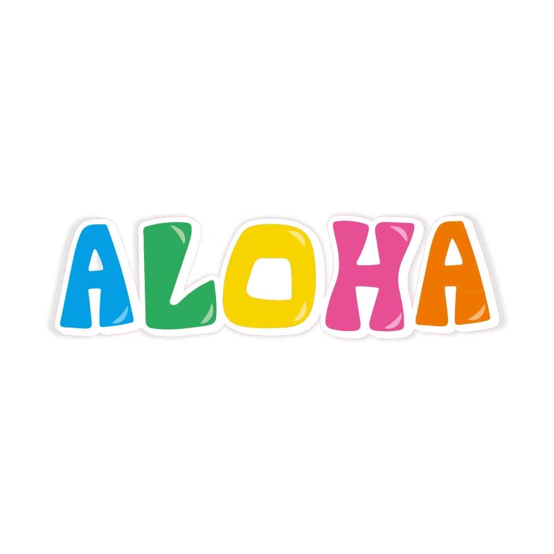 Aloha - Full Color Vinyl Decal