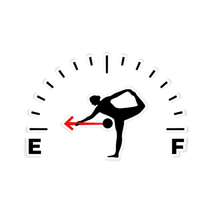 Empty Gas - Full Color Vinyl Decal - Custom Size