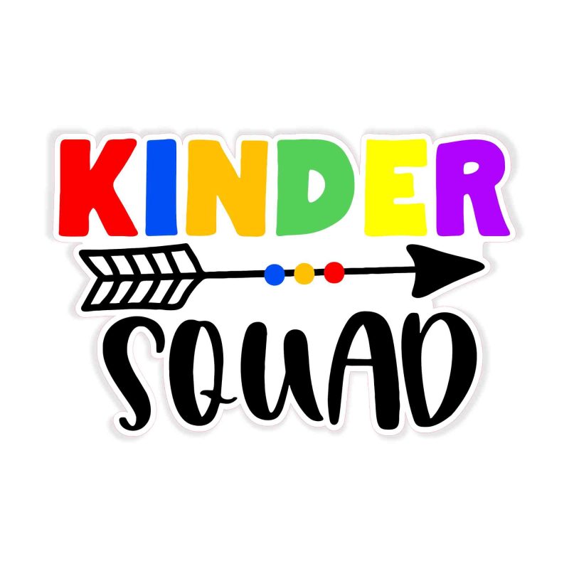 Kinder Squad - Full Color Vinyl Decal - Custom Size