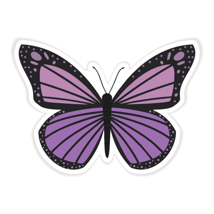 Butterfly - Full Color Vinyl Decal