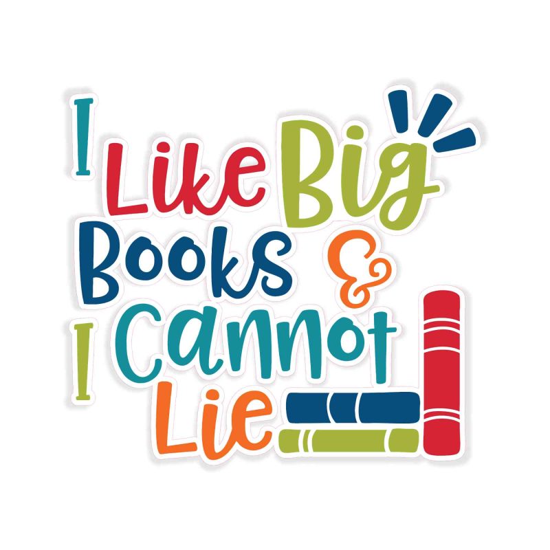 Big Books - Full Color Vinyl Decal - Custom Size