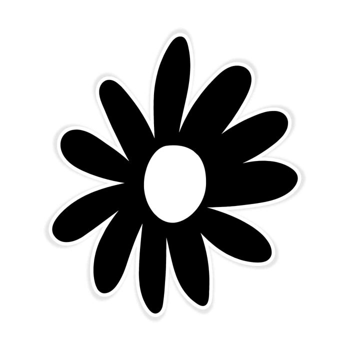 Daisy - Full Color Vinyl Decal - Custom Size