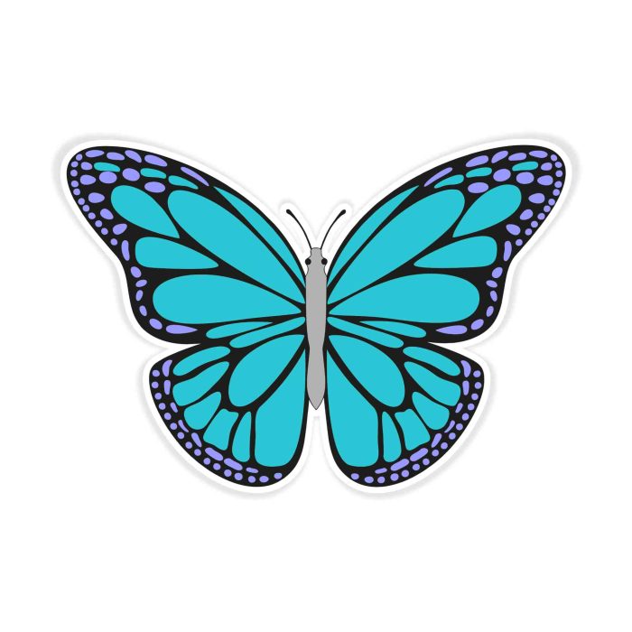 Butterfly - Full Color Vinyl Decal