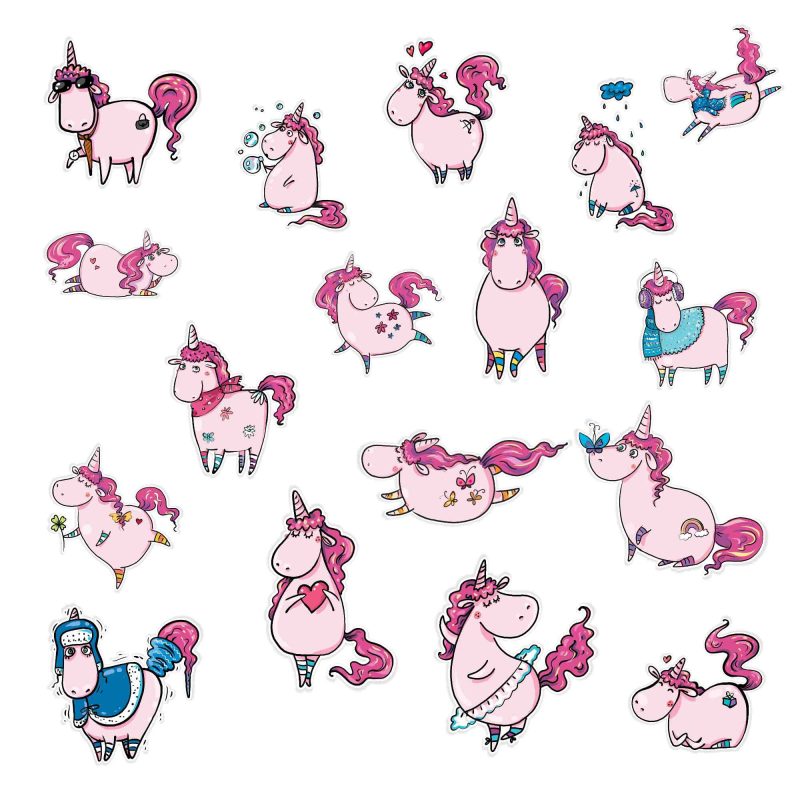 Unicorn Sticker Pack Available - Custom Size