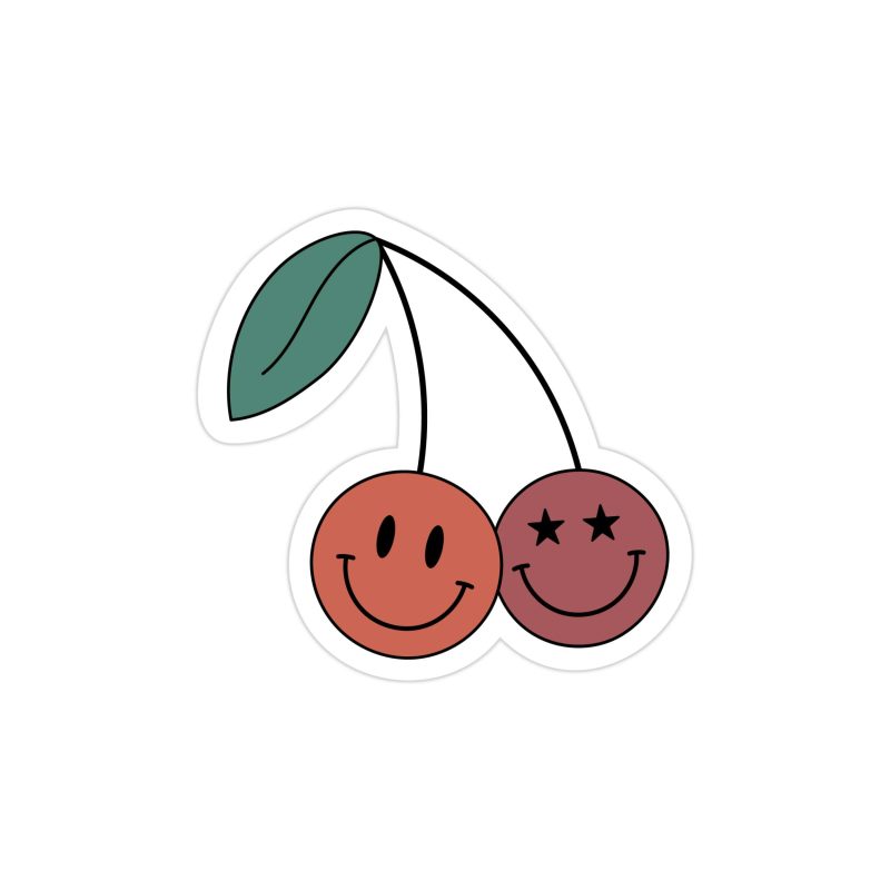 Cherry Full Color Vinyl Decal - Custom Size