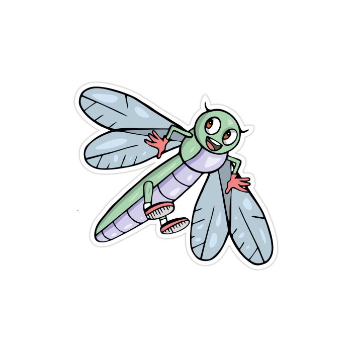 Bug Full Color Vinyl Decal - Custom Size