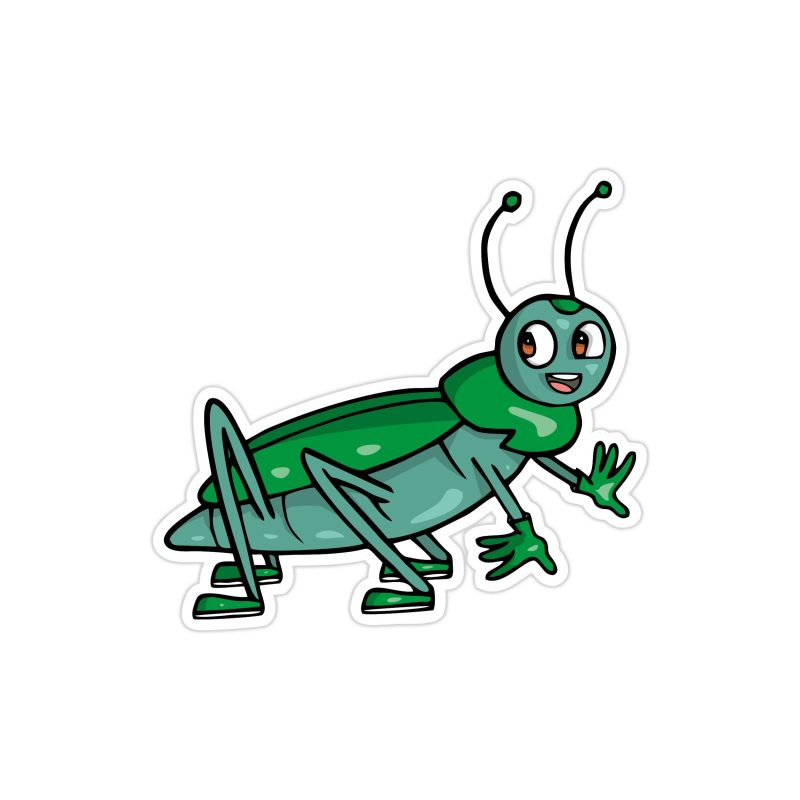 Bug Full Color Vinyl Decal - Custom Size