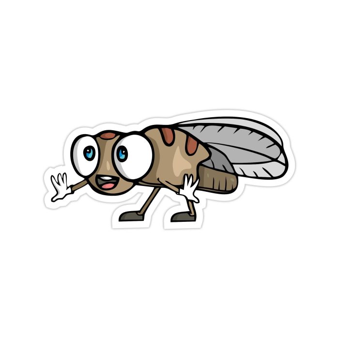 Bug Full Color Vinyl Decal - Custom Size
