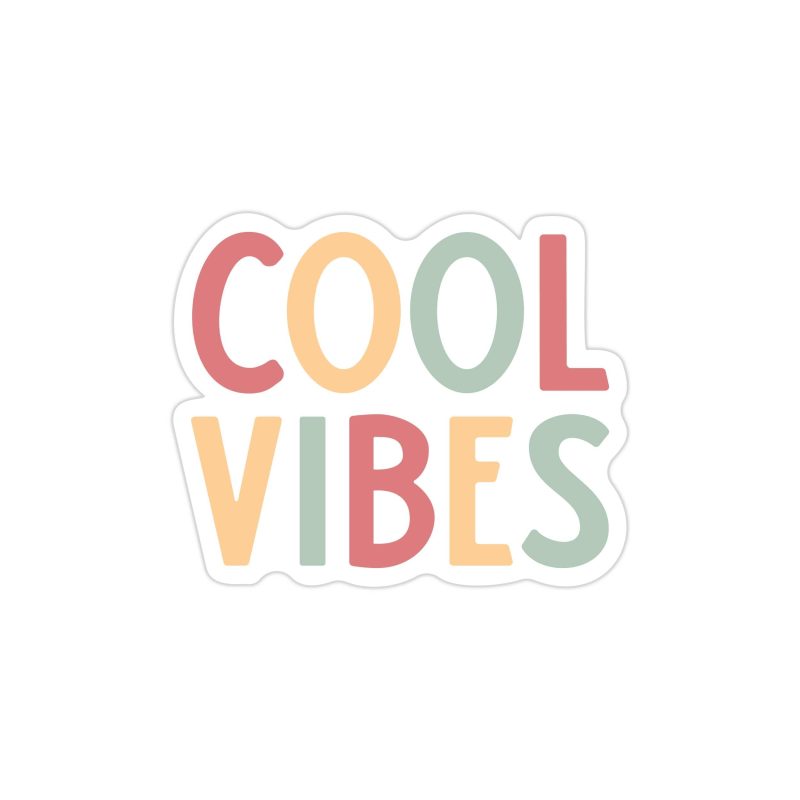Cool Vibes Full Color Vinyl Decal - Custom Size