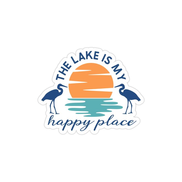 Lake Full Color Vinyl Decal - Custom Size