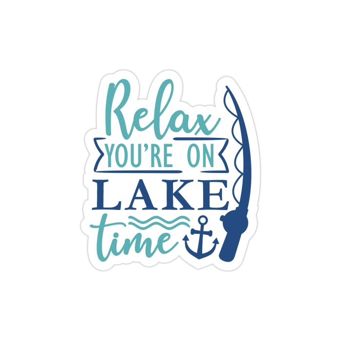 Lake Full Color Vinyl Decal - Custom Size