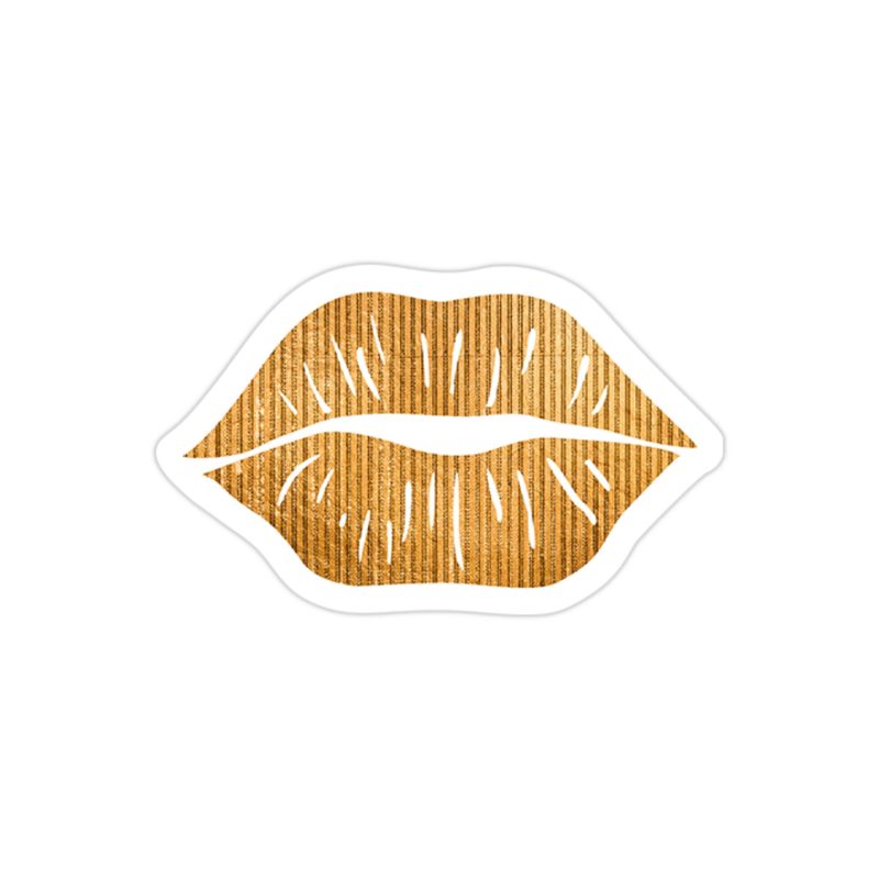 Lips - Full Color Vinyl Sticker - Custom Size