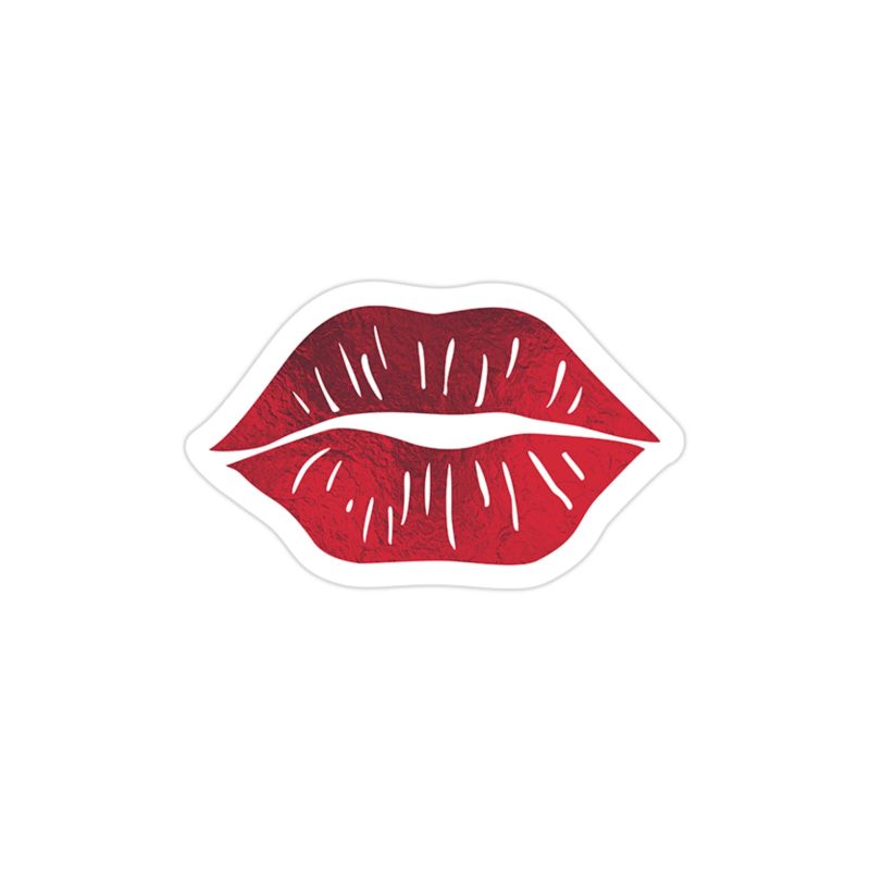 Lips - Full Color Vinyl Sticker - Custom Size