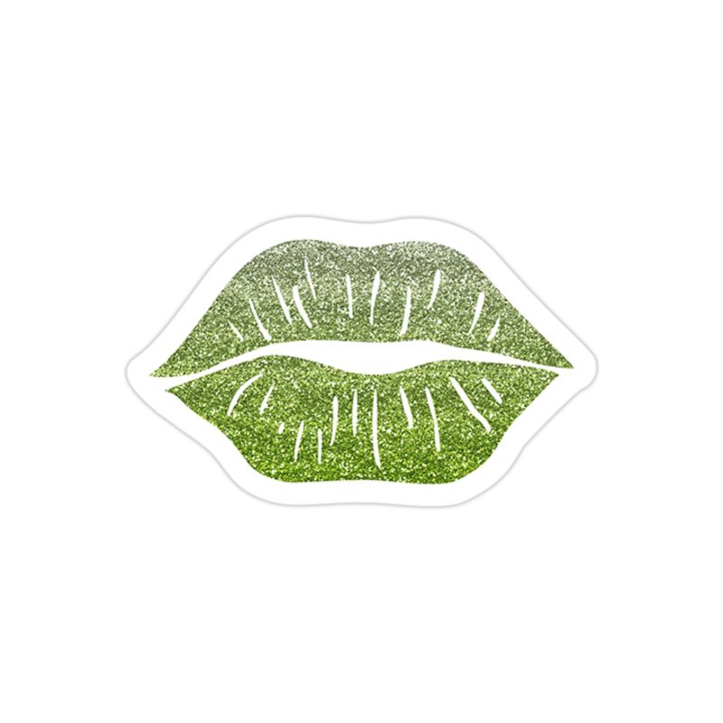 Lips - Full Color Vinyl Sticker - Custom Size