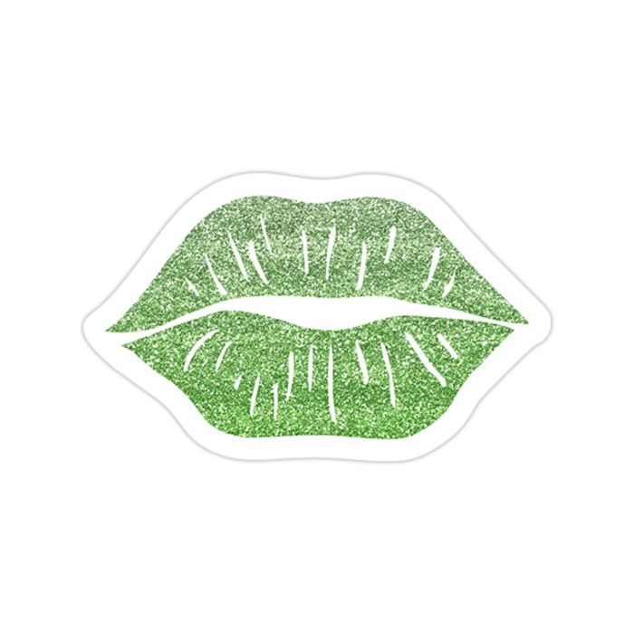 Lips - Full Color Vinyl Sticker - Custom Size