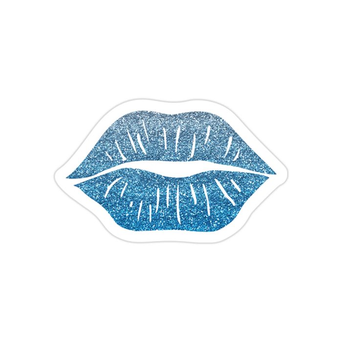 Lips - Full Color Vinyl Sticker - Custom Size