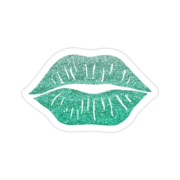 Lips - Full Color Vinyl Sticker - Custom Size