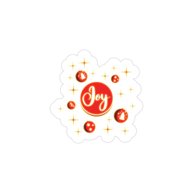 Joy Full Color Vinyl Sticker - Custom Size