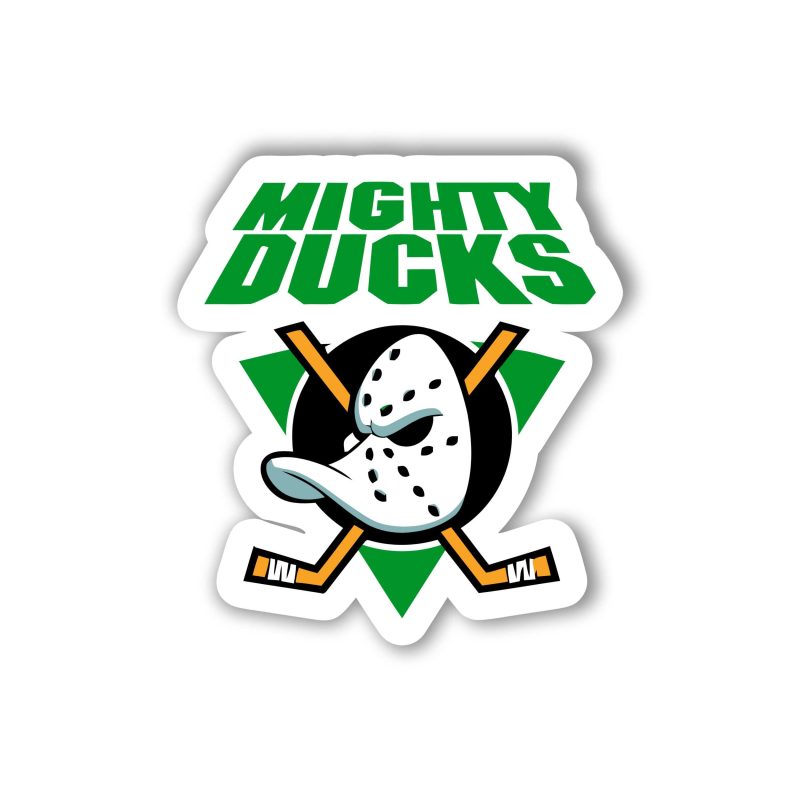 Anaheim Ducks - Mighty Ducks - Full Color Vinyl Sticker - Custom Size