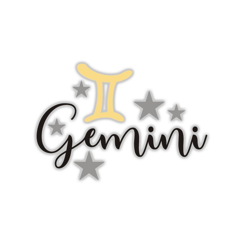 Gemini - Full Color Vinyl Decal - Custom Size